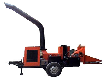 tree branch crusher with Diesel engine