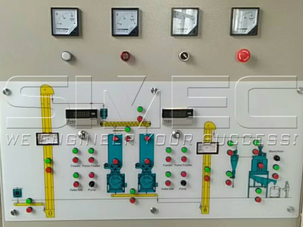 Electric Control Cabinet Cotten Stalk Pellet Project