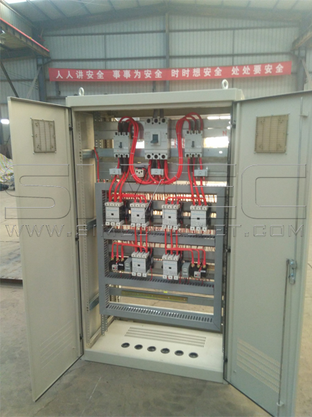 Inner View of The Electric Control Cabinet.