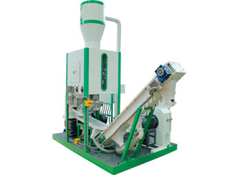 Mobile feed pellet mill plant