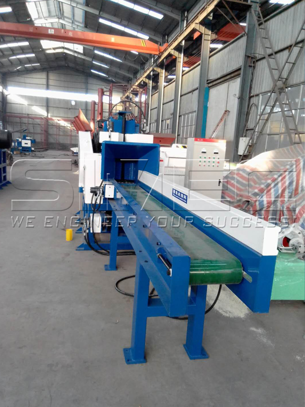 SMX-350 Sawdust Machine Feeding Port