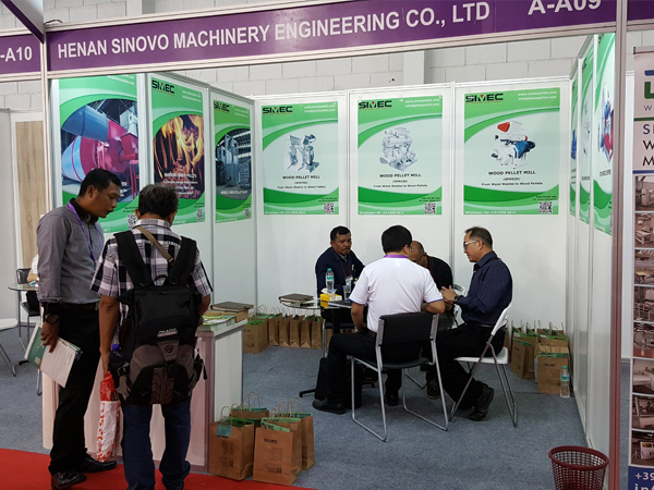 Business Negotiations at SIMEC Booth